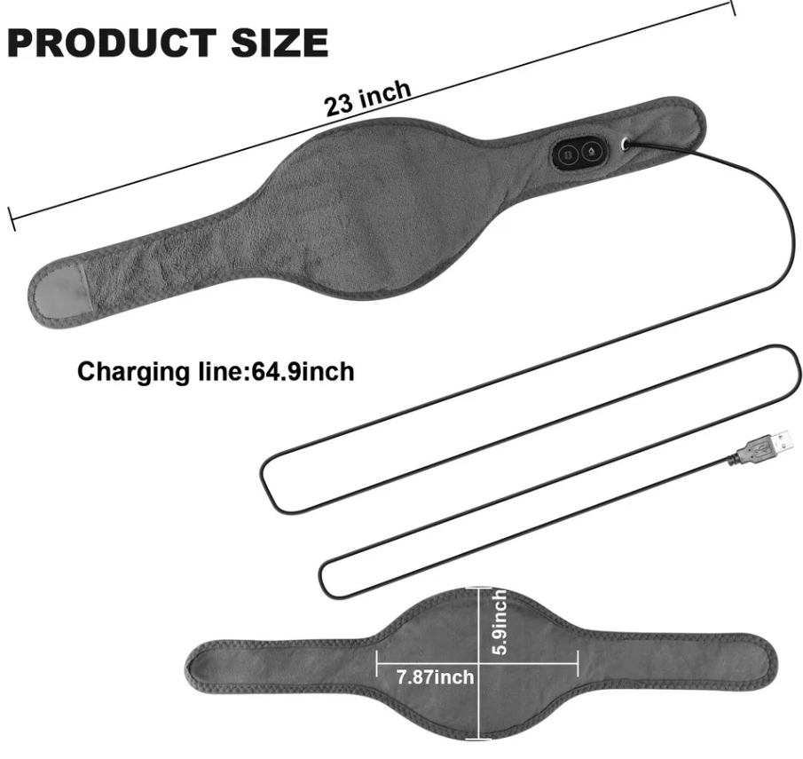 ALMOHADILLA TÉRMICA VIBRATORIA PARA EL CUELLO